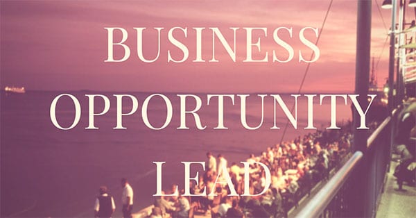 Business Opportunity Lead